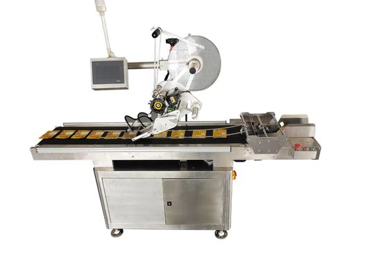 Macchina di etichettatura a superficie piatta a controllo intelligente con sistema di alimentazione automatico