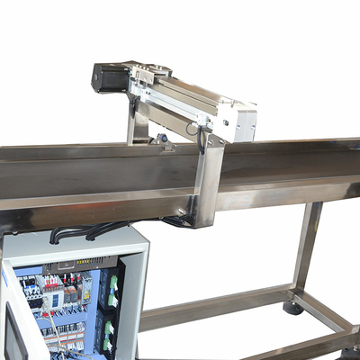 Alta velocità automatica motore a gradini del trasportatore intermittente Egg Coding Conveyor corrispondente con stampante a getto d'inchiostro