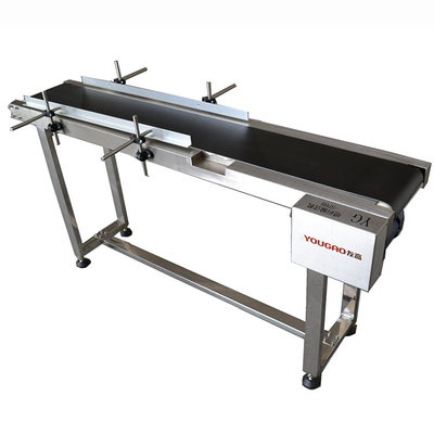 Convogliatore a cintura per bottiglie di 1500 mm di tipo standard 25 m/min